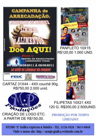ALGUMAS PROMOÇÕES - POR TEMPO LIMITADO!